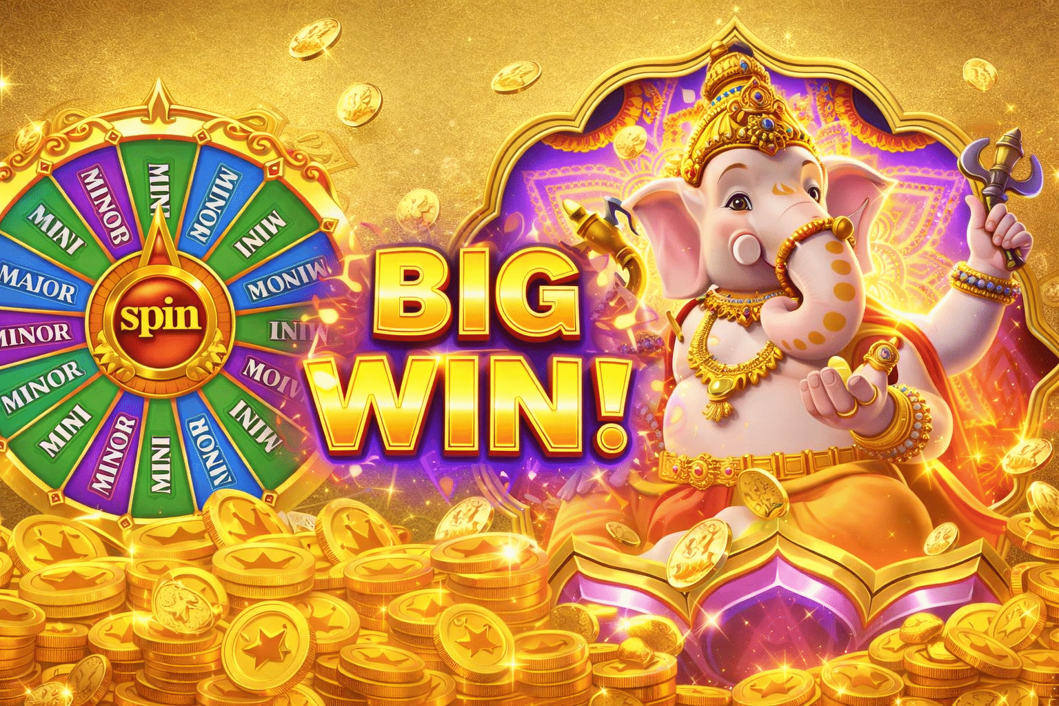 A great victory with the god Ganesha