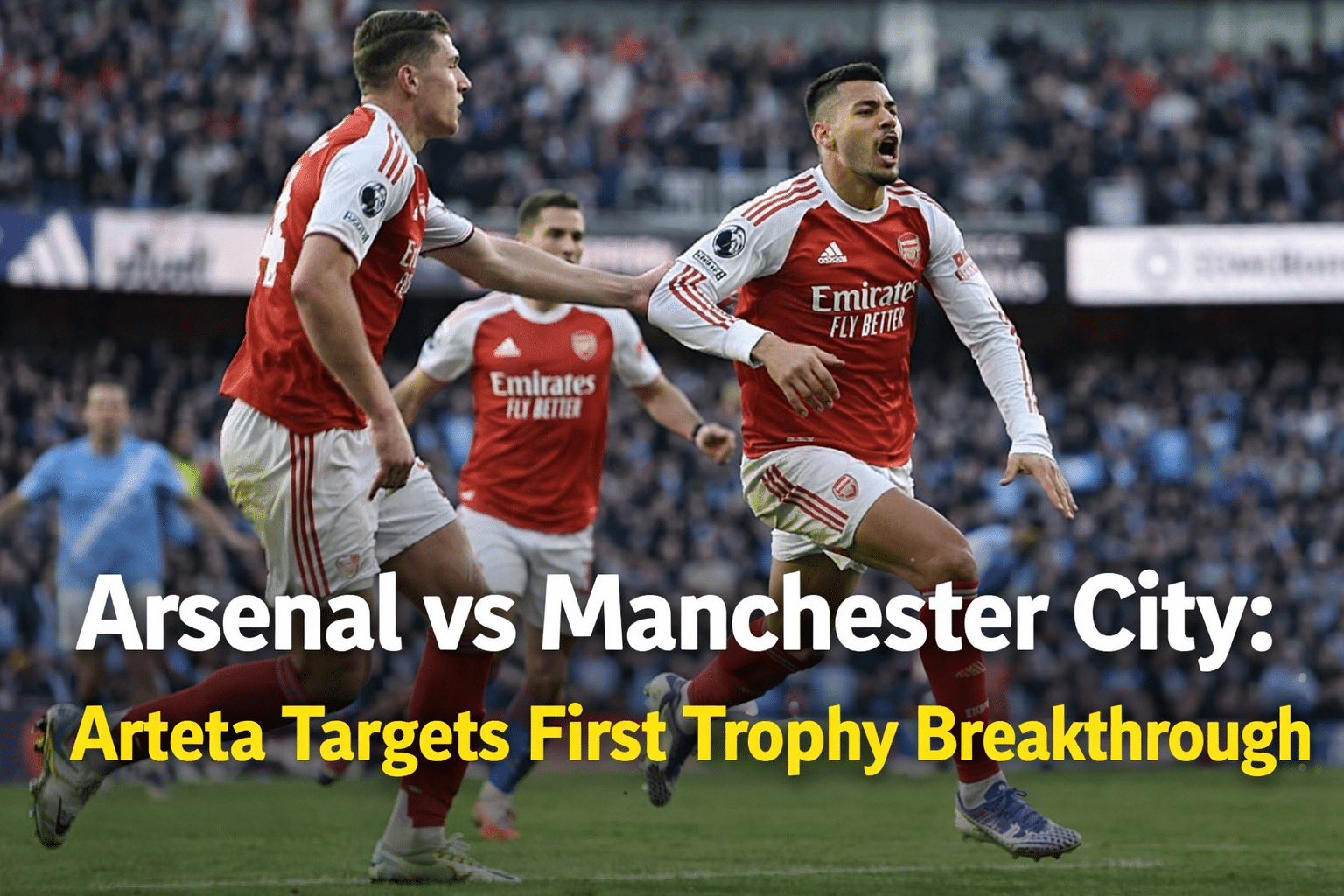 Arsenal launched a strong attack against Man City.