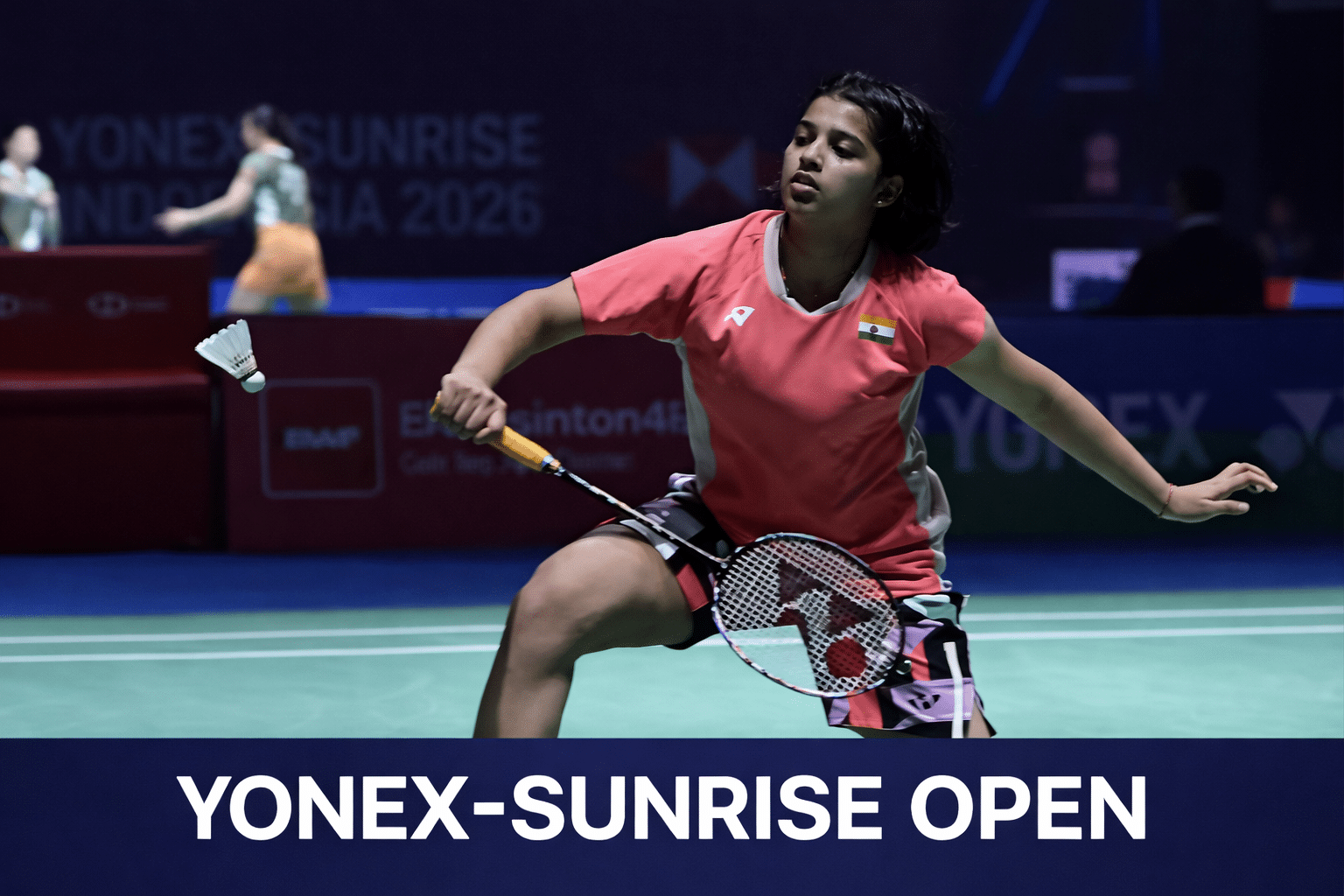 Badminton player at Yonex-Sunrise Open