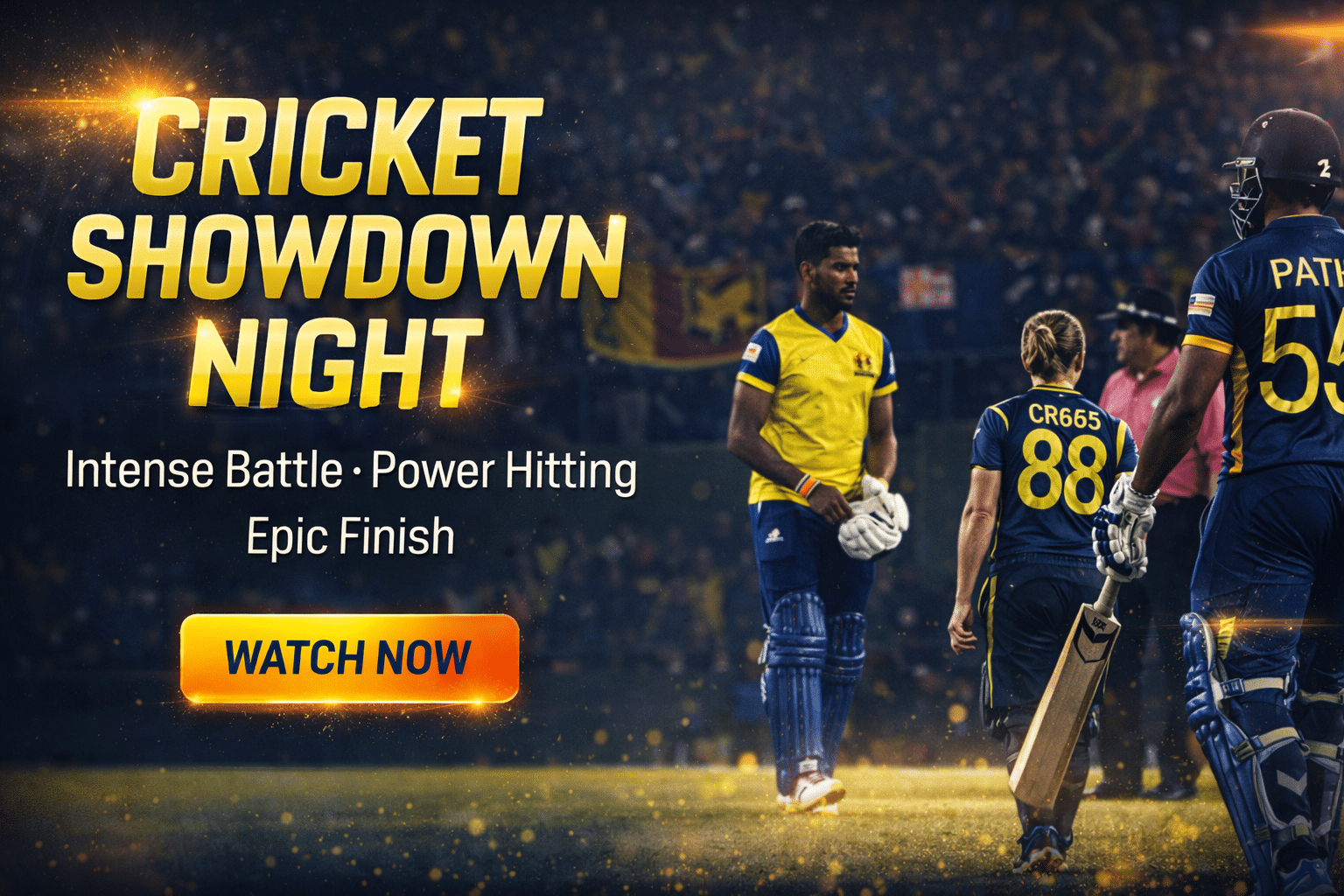 Cricket match tonight