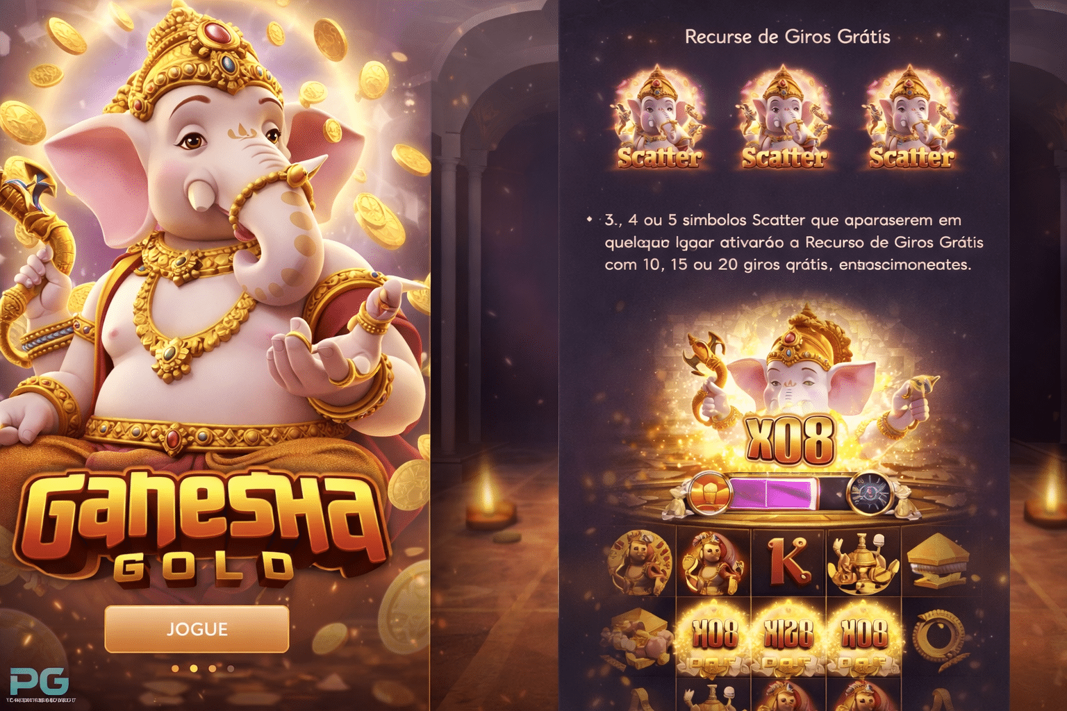 Ganesha Gold slot game illustration