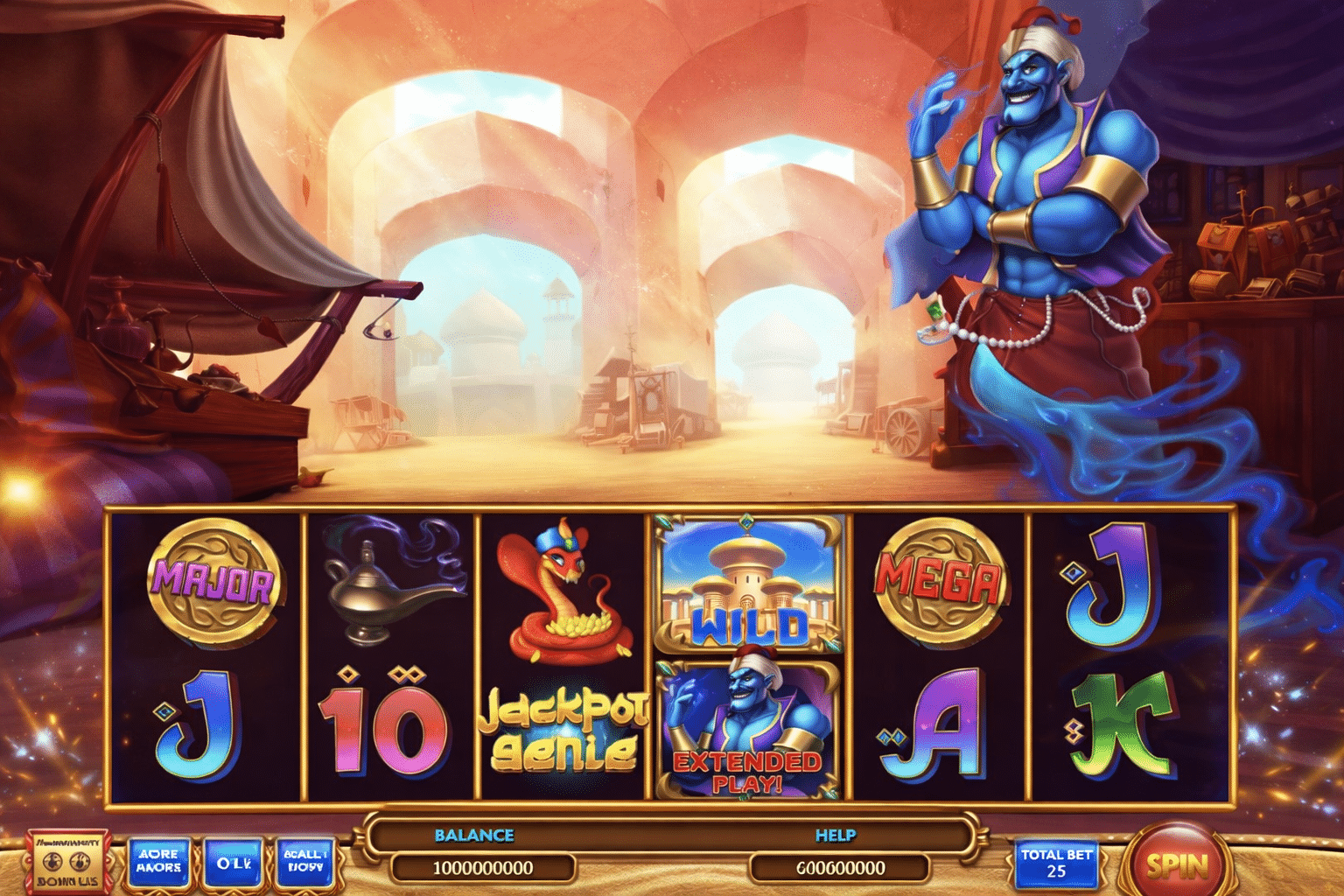 Genies slot machines in the Arabian market