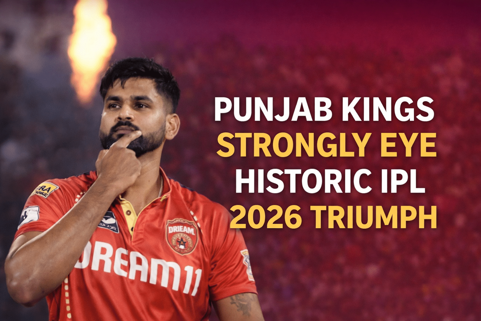 Punjab Kings aim for a historic victory.
