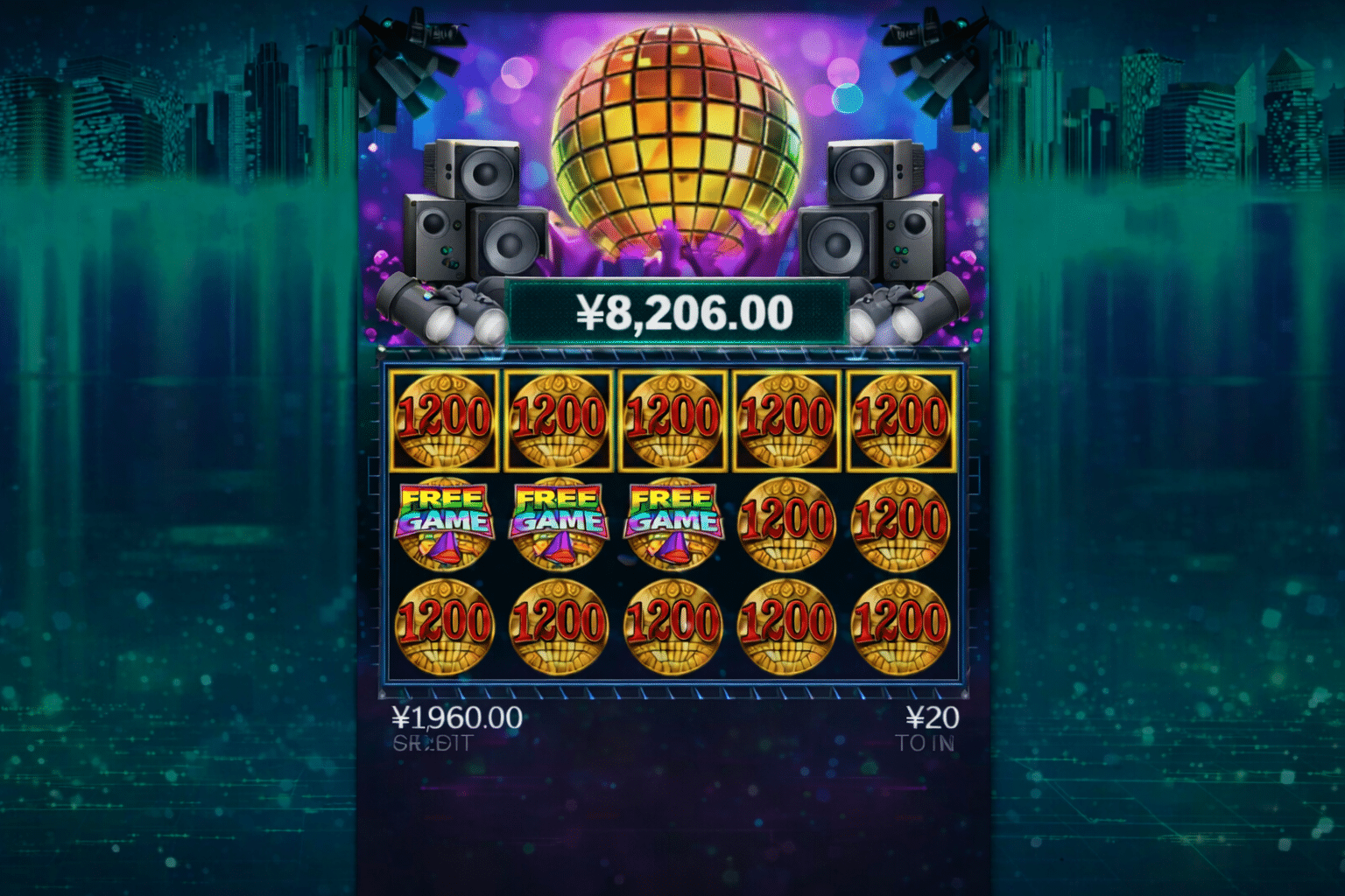 RaveJump2M machines in a modern disco setting.