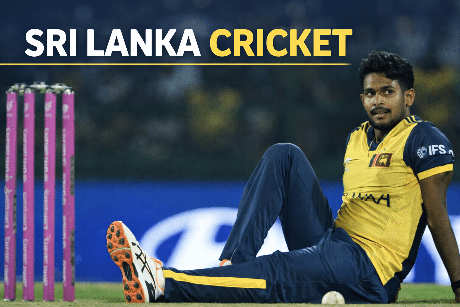 Sri Lankan cricket player relaxes
