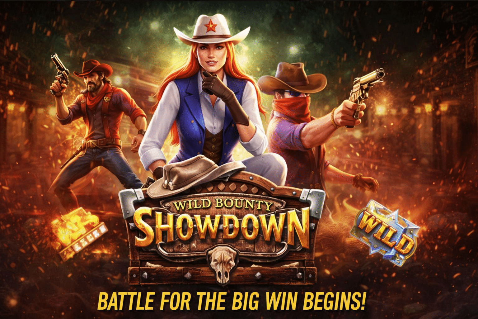 The confrontation in the Wild West