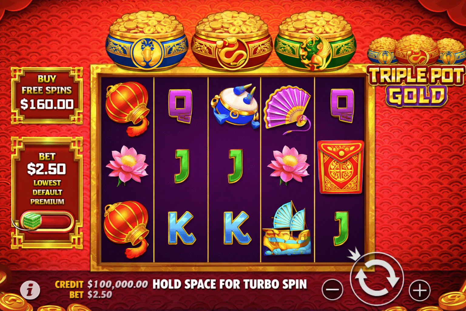 Triple Pot Gold slot machine