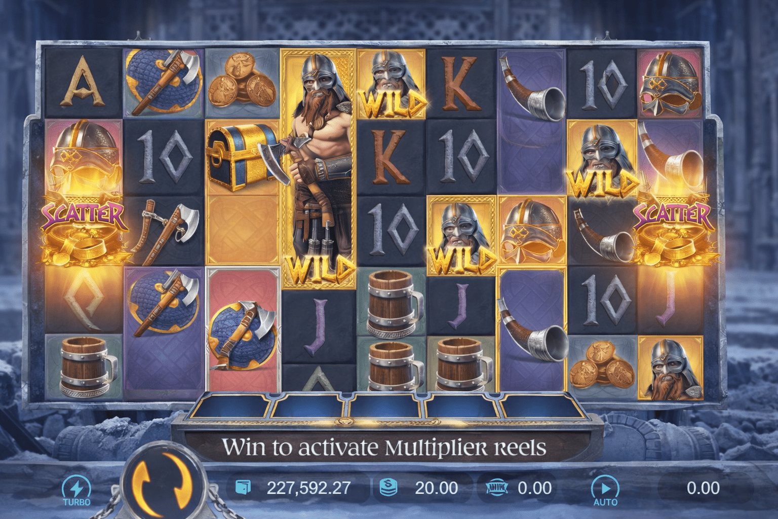 Viking slot game with wins