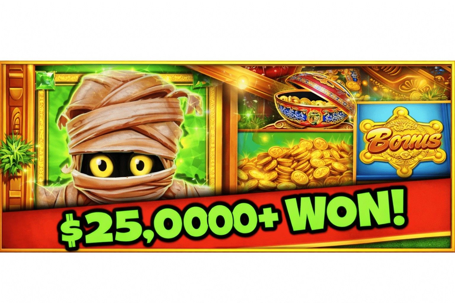 Winning over $25,000 with a Mummy Lock Riches